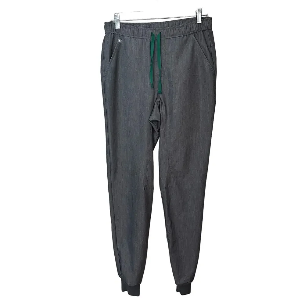 Figs Tansen‎ Jogger Scrub Pants Men's Small Tall Stretch MXXSW2004 Solid Gray